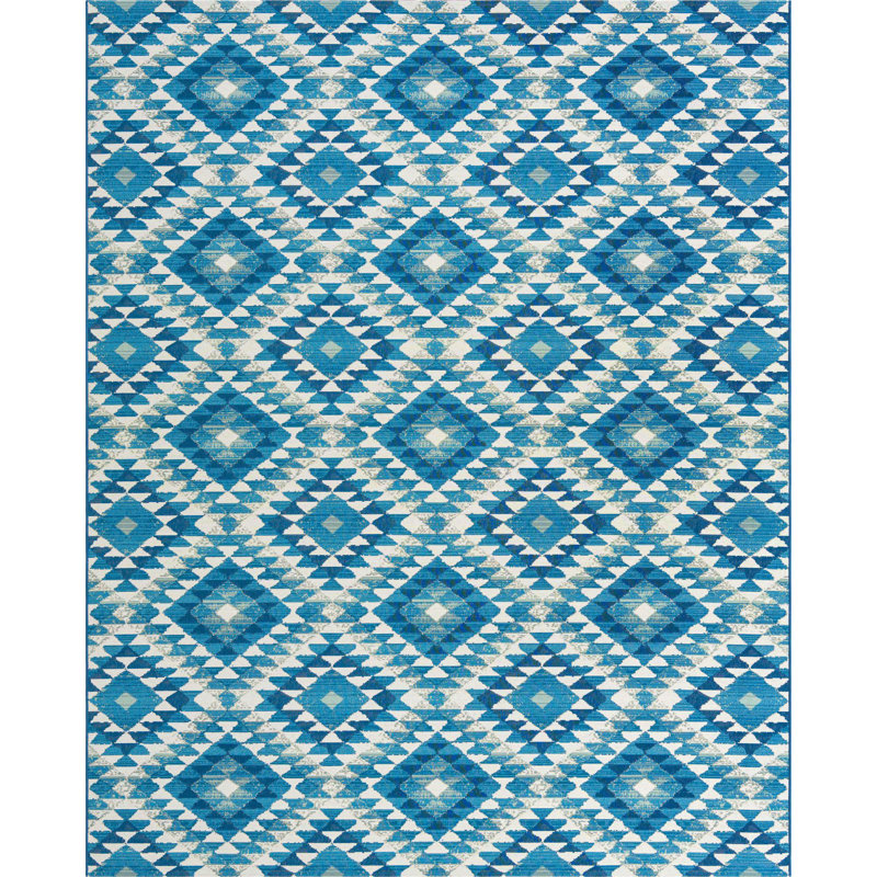 Outdoor Concord Area Rug Sky Color, Rectangle 7'10" x 10'
