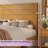 Bilal Queen Size Solid Wood Platform Bed Frame with 47.2'' Headboard,Natural-1111246596-1111246593