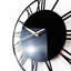 Deneen Acrylic Gloss Roman Wall Clock Black 30cm