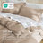 Bedsure Hazel Duvet Cover King Size - Soft Double Brushed Bedding Set for Kids & Adults（Set of 3）-109724492-109724470