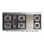 Majestic III Series 60 Inch Dual Fuel Range with 7 Sealed Burners, Griddle, in Blue Grey (Liquid Propane, Burnished Trim)-117886129-117886130-117886131