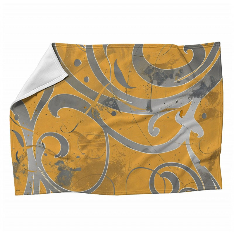 Machine Printed Throw Blanket, 50" x 60"