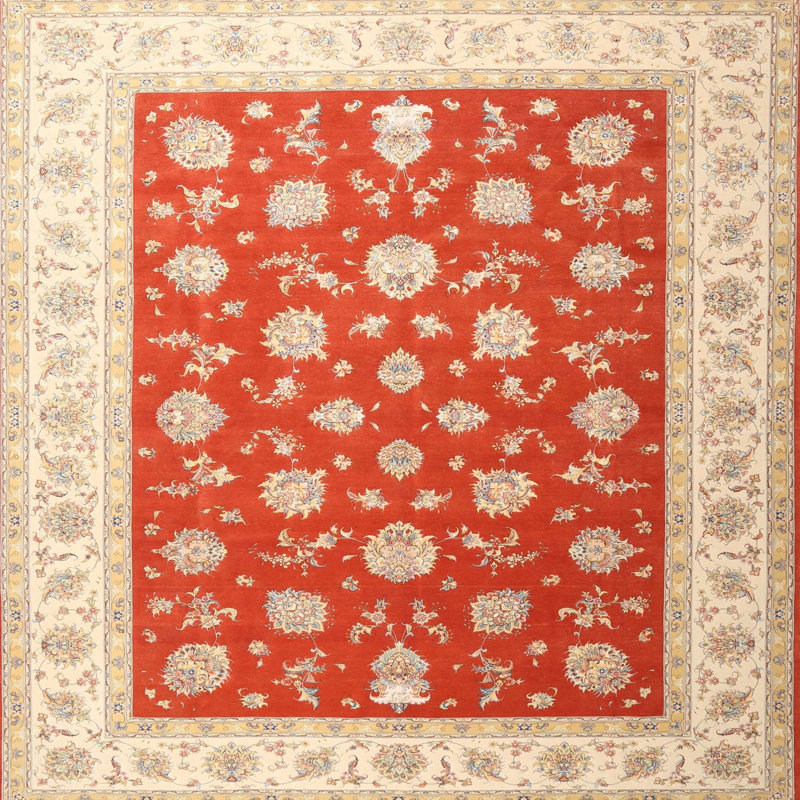 Mingus Wool Oriental Indoor Rug, Square 6'