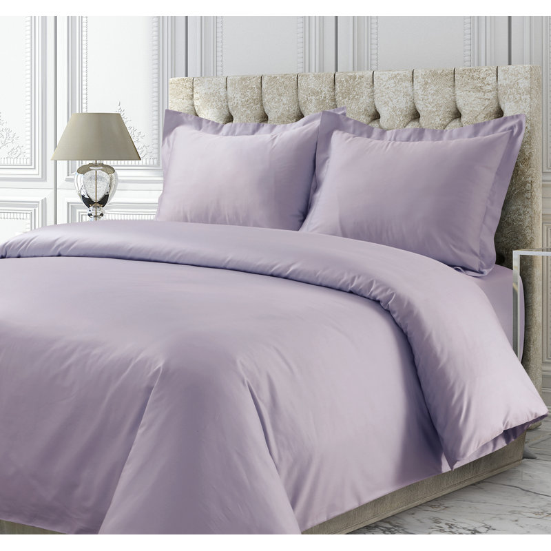 Cotton Sateen Duvet Cover, Queen, Ivory