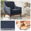 Fauteuil Arshanti avec pieds en bois massif-76353536