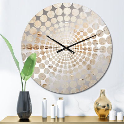 Isak - horloge murale peinture abstraite