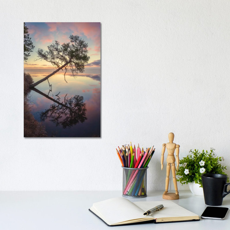 Leaning 1 Piece Wrapped Canvas Wall Art, 20.32 cm H x 30.48 cm W