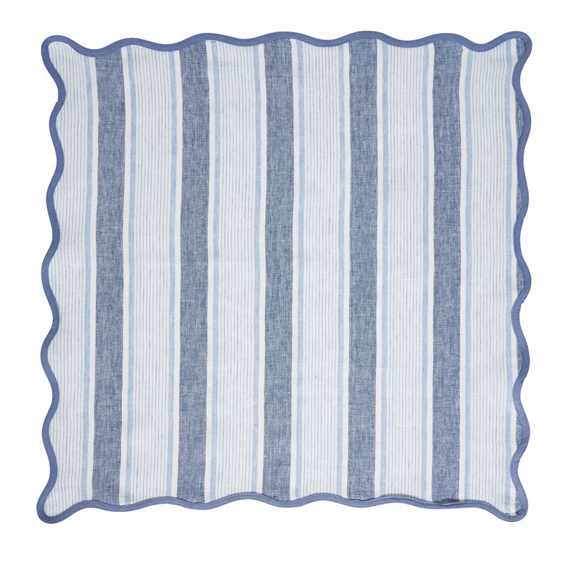 Cabana Stripe Napkins, Ocean