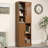 23.31'' Wide 6 - Shelf Storage Cabinet with Cable Management-1417651665