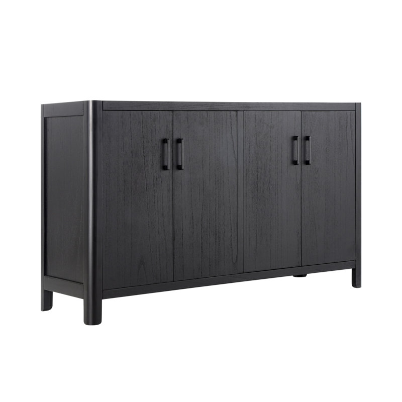 Armoire de ferme en bois massif Rustic Charm pour les entrées ou les petits espaces