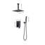Ensemble de système de douche de plafond avec douche à main et pomme de douche 16 po-125428401
