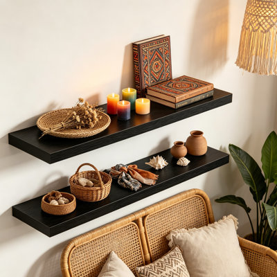 Solid Wood Floating Shelf