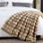 Thick Stripe Rabbit Faux Fur Throw Blanket-105252294