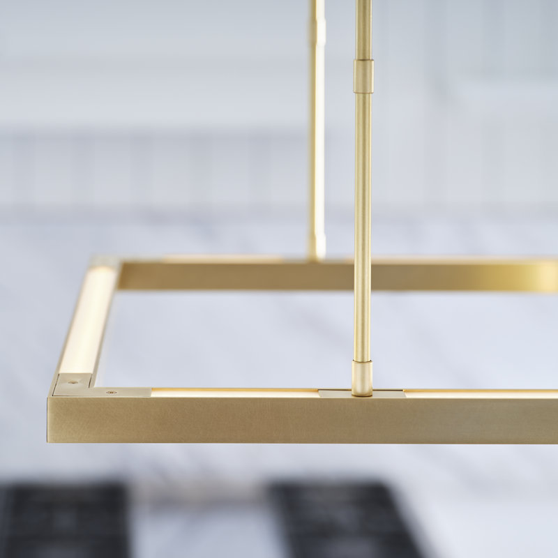 Halo 1 - Light LED Pendant, Natural Brass