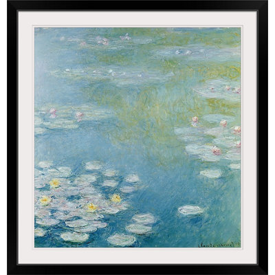 «Nympheas at Giverny, 1908» par Claude Monet - reproduction imprimée