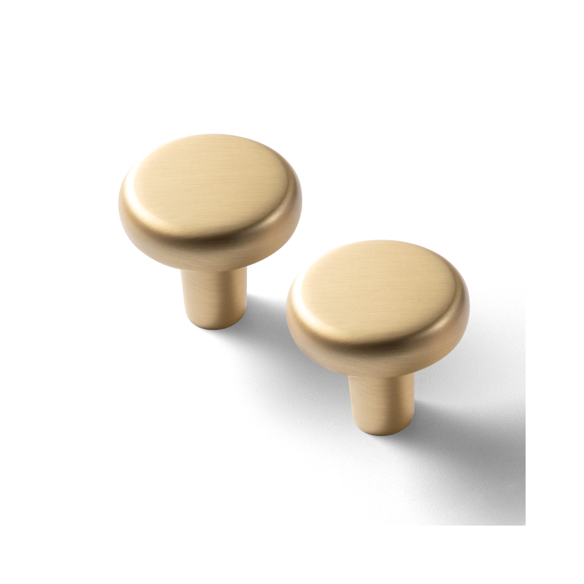 Circle Knob Knob, Champagne Bronze