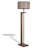 Koben Walnut Drum Shade Floor Lamp