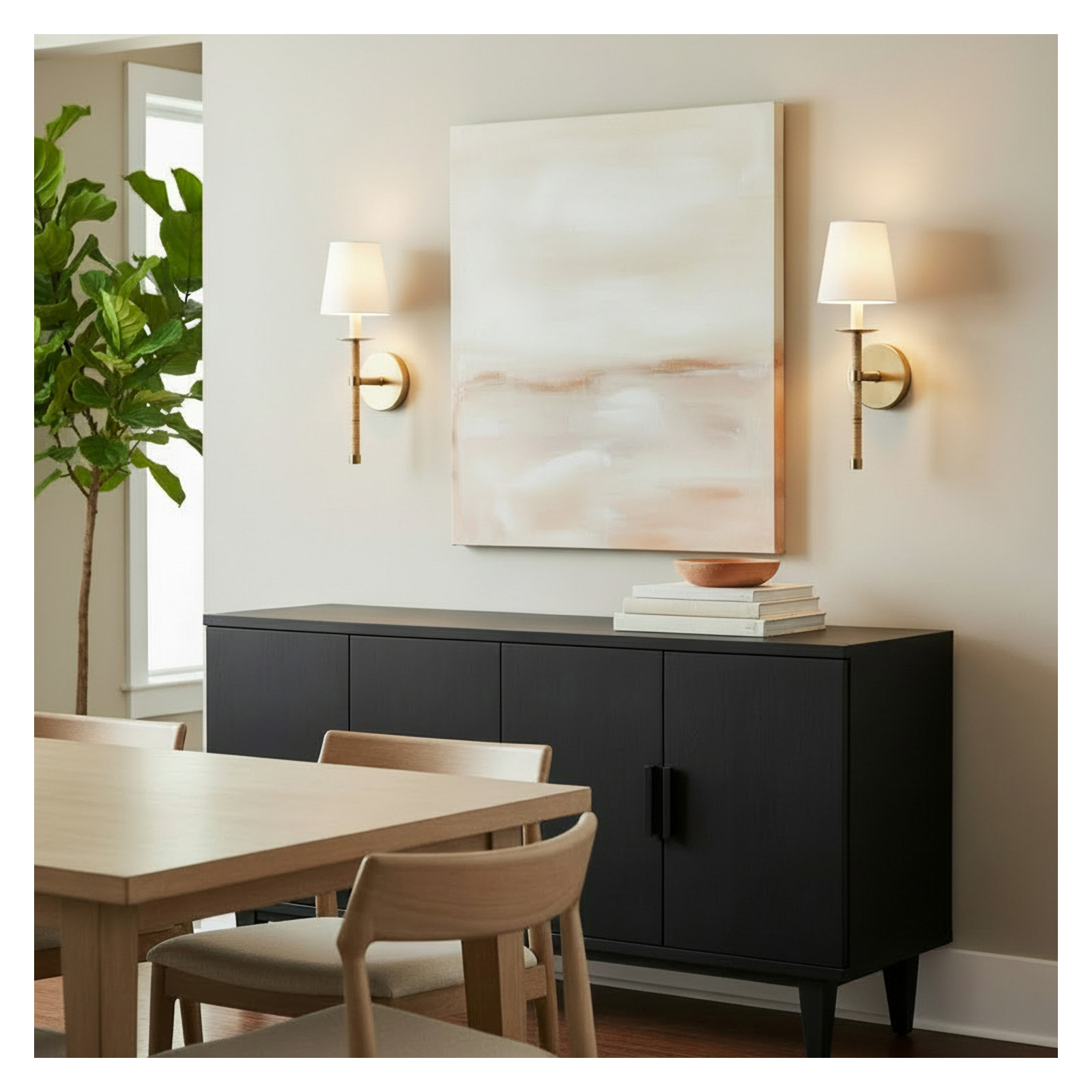 Elway Single Light Steel Dimmable Wallchiere