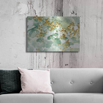 Golden Lady's Mantle' by Judy Stalus, Metal Wall Art
