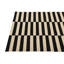 Tapis noir et blanc 3x5 Pinkerton
