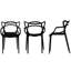 Chaise avec accoudoirs empilable Lyvia-208068017