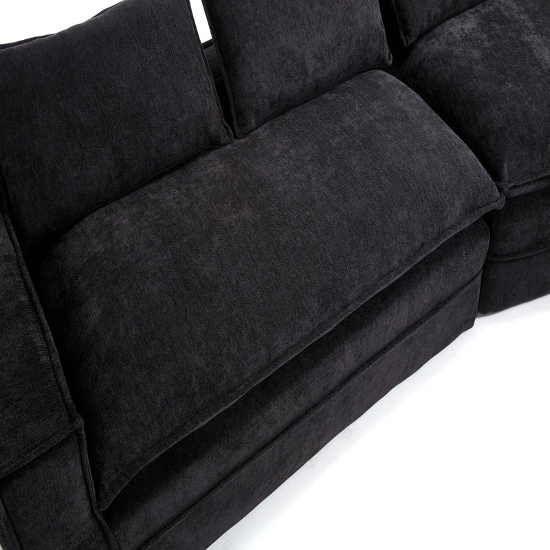 Canapé modulaire Modern, Black