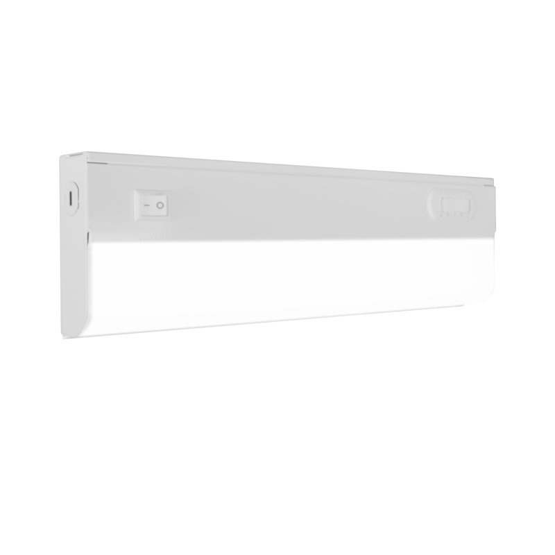 Barre lumineuse DEL sous l'armoire, H 1,10 po x L 12 po x P 3,50 po