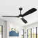 60" Propeller 6-speed Reversible Ceiling Fan with Dimmable 3CCT LED Lights and Remote Control