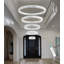 Lustre moderne en cristal à 5 anneaux-1028145821