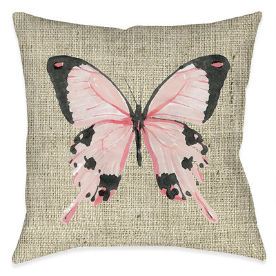 Coussin décoratif d'intérieur Butterfly Beauty par Laural Home
