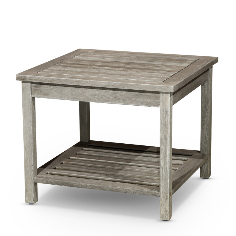 Table à 2 tablettes en eucalyptus
