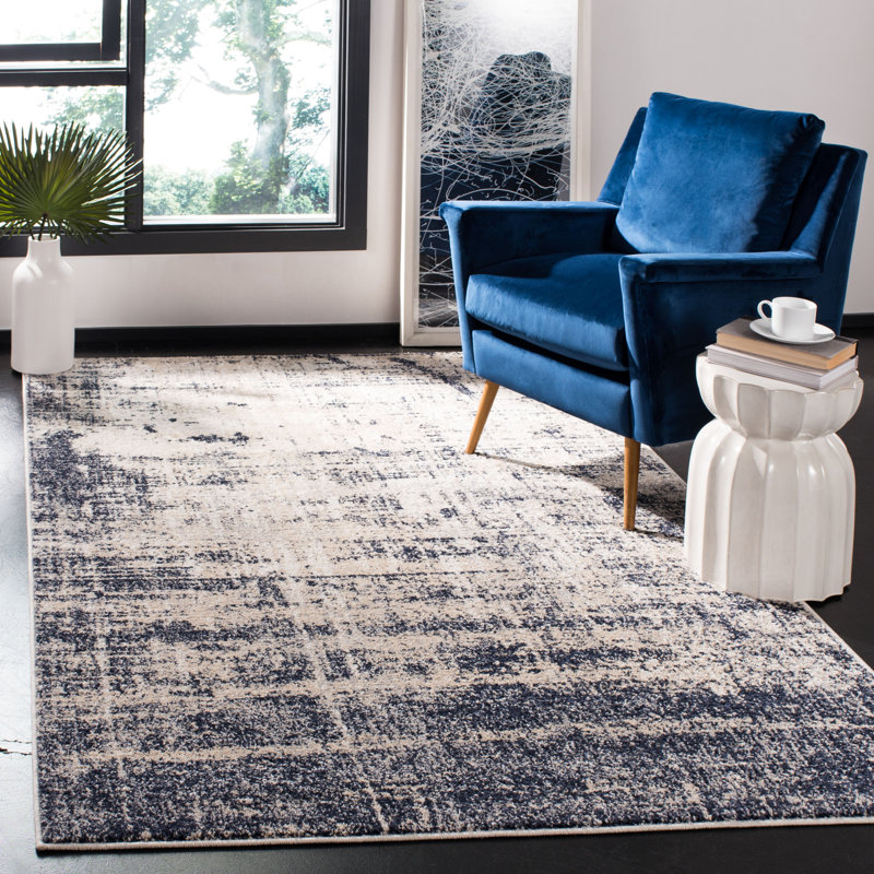 Alaric Geometric Hand Woven Area Rug, Rectangle 155 x 229 cm