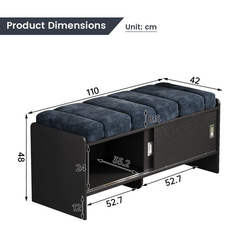 MDF Storage Bench
