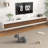 94.53" Wall-Mounted/Floor Standing TV Stand For Tvs Up To 100", Floating Media Console With 2 Drawers And 2 Cabinets