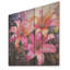 Délicates fleurs de gouttelettes rose fuchsia - Fuschia sur bois-1203727868