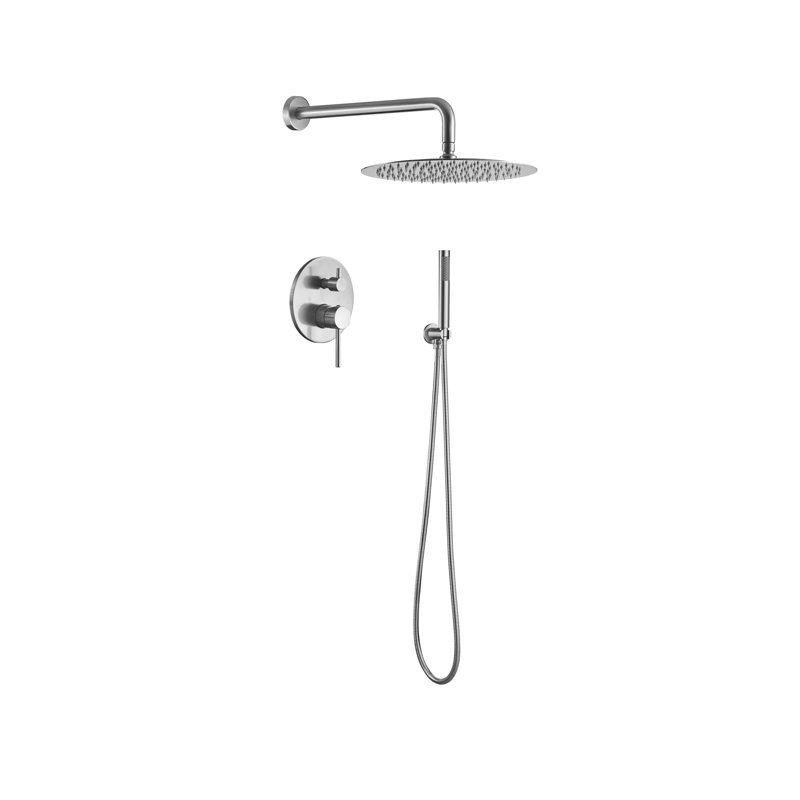 All-In-One Kit with Rough in-Valve, Brushed Nickel