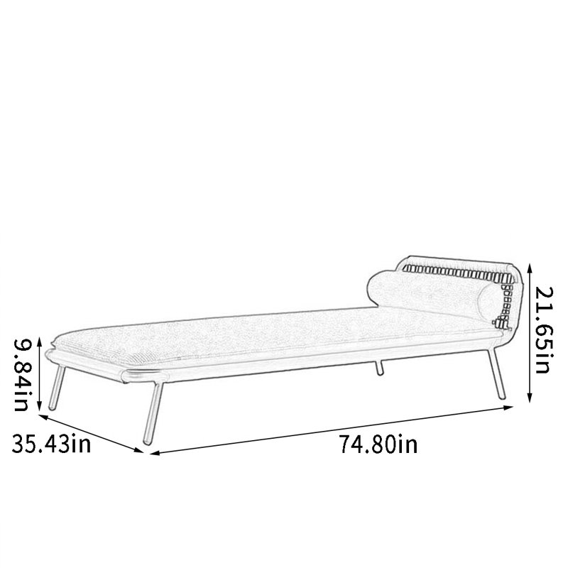 Chaise longue d'extérieur Modern