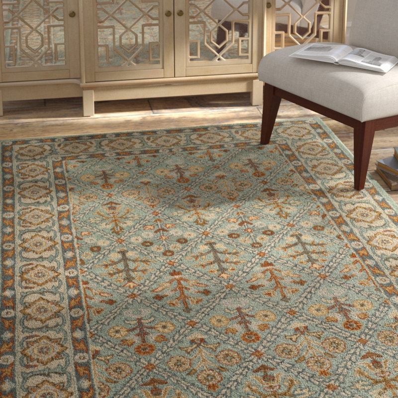 Wahcheechee Hand Tufted Wool Oriental Rug, Rectangle 4' x 6'