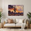 «Southwestern Plants Saguaro Cactus 189», art mural en métal brun-1724133379