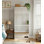 Armoire moderne avec panneaux de porte en miroir