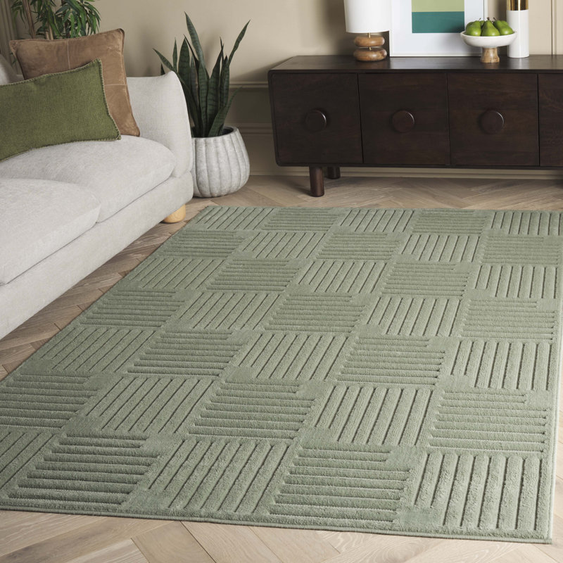 Tapis de couleur unie Mirissa Performance, Rectangulaire 8 pi x 10 pi