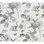Rouleau de papier peint adhésif lisse L 20 pi x l 27 po Botanicals & Lemurs