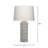 Wright Ceramic Table Lamp with Linen Shade