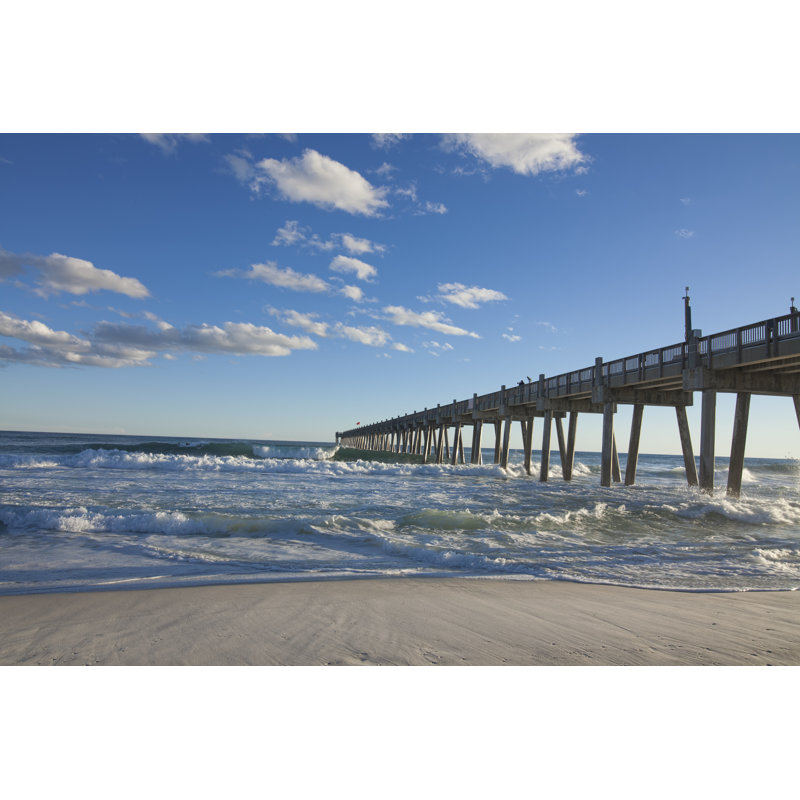 Pensacola Pier par Berko85 - Photographie sur toile tendue, L 12 po x H 8 po