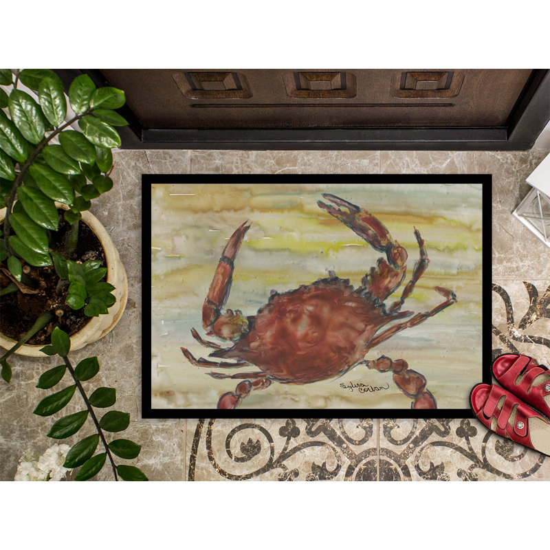 Aticus Non-Slip Outdoor Doormat, Rectangle 1'5" x 2'2"