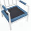 Chaise d'appoint rembourrée avec structure en bois tourné-131518843-131518844