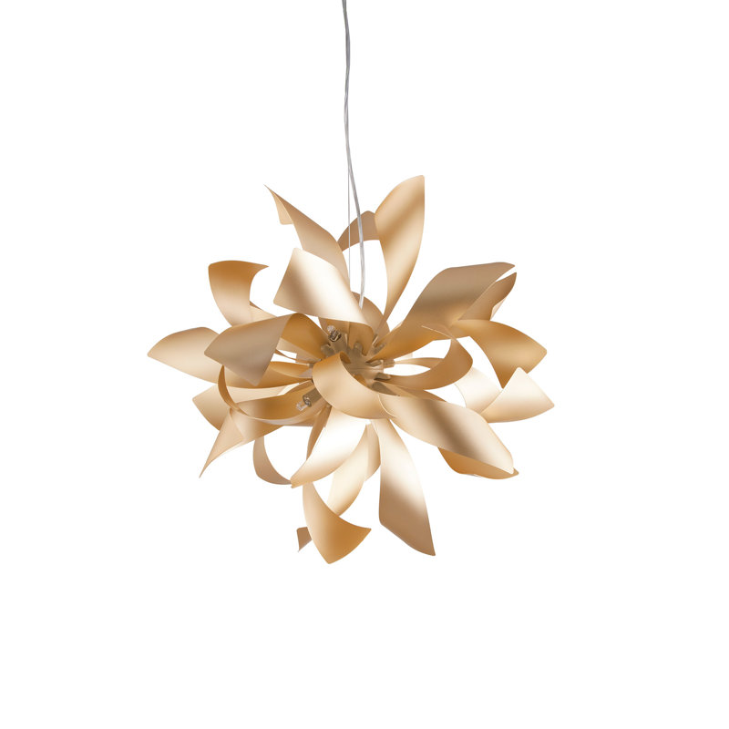 Fentress 6 - Light Unique/Statement Pendant, Gold