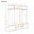 79.1"Wide Modern Hall Tree with Shoe Storage, 8 Cubbies, 7 Coat Hooks & Adjustable Shelf-636154827