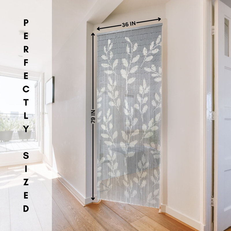 Bamboo Sheer Single Curtain Panel