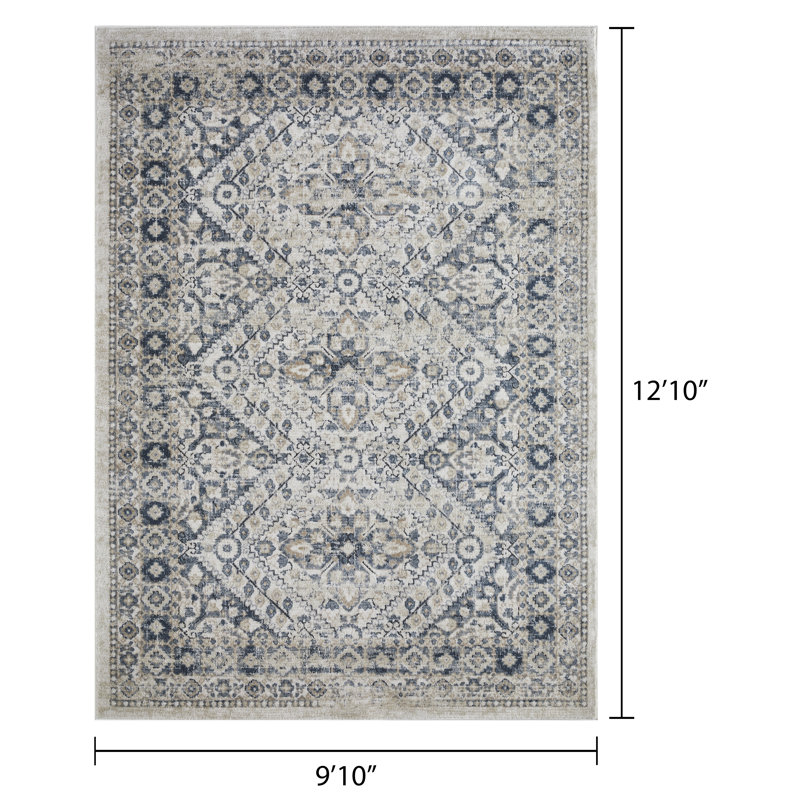 Aldos Oriental Indoor Rug, Rectangle 9'10" x 12'10"